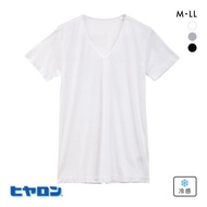SHIROHATO cool touch mesh mens V-necked T-shirts (Sizes M-LL)(B15TH54672)(Direct from Japan)1