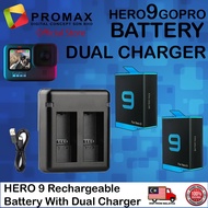 GoPro Hero 9 GP-905 Black Battery Camera Accessories / For go pro hero 9 Battery Charger 100% Good Q