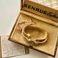 1958 5月8日保卡含原盒 古董伯納錶10K 手環式機械手錶