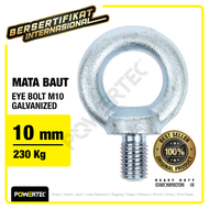 POWERTEC Eye Bolt / Mata Baut Galvanized M10