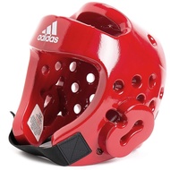 adidas Taekwondo Martial Arts Dipped Foam Head Guard Protector - Red - Medium