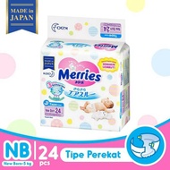 Merries premium tape NB24s Merries newborn tipe perekat popok bayi Merries premium tape perekat NB24