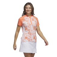 adidas Women's Floral Golf Polo Shirt