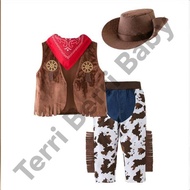 Xie Cowboy Costume Clothes Zorro Cowboy toddler Suit Halloween