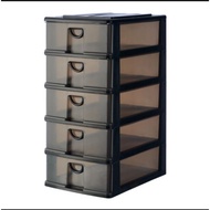 LaciMiniDrawerA4MiniStorageBoxDrawer2Tier3Tier4Tier5TierBlackColour