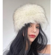Mongolian Russian Faux Fur Hat Bucket