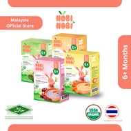 [Bundle of 4] Nobi Nobi Organic Rice Cereal / Travel Food / Baby Food 6 m (6 sachets x 20g)