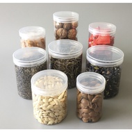 PET Plastic Jar Bottle with PE/Aluminum Cap Cookies Jar Cookies Container CNY Cookies Packaging Cont