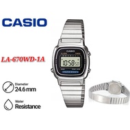 Casio Ladies Black Vintage Watch LA-670WD-1 / LA670WD-1D ..