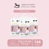 [Mega 4 Packs] Applecrumby® Airplus Diapers