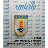 Patches Jogja FC-032 Patch AUFCO Uruguay Football Embroidery Logo Jersey National Team Football Urug