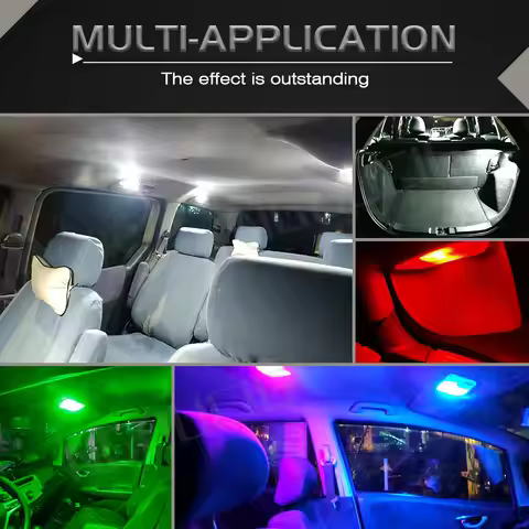 NGOUCIG 2PCS C5W Led C10W Festoon Bulb T10 BA9S W5W 28mm 31mm 36mm 39mm 41mm Lamp Car Signal Light 1