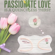 10PCS/50PCS  tulip Style butterfly facial mask adult wave facial individual packing mask