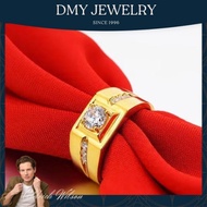 dmy jewelry cincin emas asli 24 karat 5 gram ada surat/cincin permata