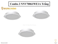 Combo 3 Đèn Led Downlight Âm Trần 9W Panasonic Khoét Lỗ 90 - NNV70041WE1A Trung Tính - NNV70061WE1A