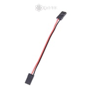 [QrhYK-t] 10Pcs 10cm 26AWG to Male JR Plug Servo Extension Lead Wire Cable new