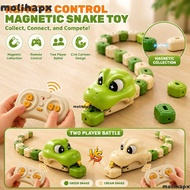 MOLIH Greedy Snake Magnetic Toy, Interactive Cartoon Animal Remote Control Snake,  Magnetic Collecti