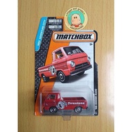 MERAH Matchbox 66 Dodge A100 Firestone Red