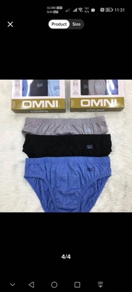 Omni by SoEn men brief bikini 3pc original assorted colours