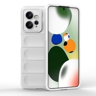 全城熱賣 - 適用於小米 Redmi Note 12 4G 國外版 幻盾TPU+絨布手機殼（白色）