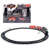 Classical Steam Train with Track Play Set 17/PCS Simulation Vintage Steam Train Railway Track