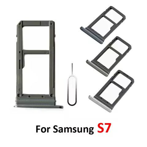 For Samsung Galaxy S7 G930 G930F G930FD G930A G930P G930V Phone Housing New SIM Card Adapter Micro S