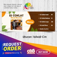Banner 160x60 Ice Chocolate Mood Booster Custom Design