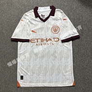 2025 2324 Manchester City Home And Away Jersey No. 17 De Bruyne No. 9 Haaland 10 Grealish Football J