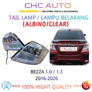 PERODUA BEZZA 2016-2026 TAIL LAMP LAMPU BELAKANG (ALBINO WHITE)(LED)(MODIFIELD)(1 SET 2 PCS)