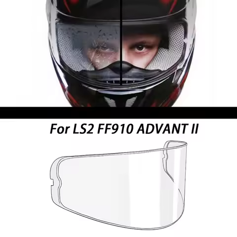 Visor Anti Fog Film Motorcycle Helmets Accessories Helmet Anti Fog Film For LS2 FF910 Advant II