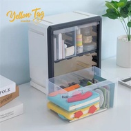A Tri-Cube Mini Desktop Drawer 3 Mini Drawer Cabinet Storage Organizer Desk Organizer Storage Home