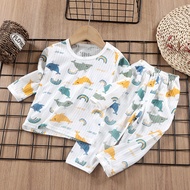 [New born to 160cm] KEKEBEBE Thin Kids Baby Children Long Sleeve Sleepwear Nightwear Pyjamas Baju Ti