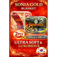 Sonia Gold Blanket Set 8KG 2ply