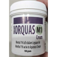 XORQUAS M1 Cream 100g (MENTHOL 1%)