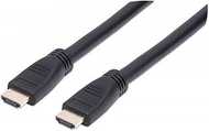 Manhattan In-Wall CL3 High Speed HDMI Cable & Ethernet HDMI (Male) to Male Shielded Black (Black) 10