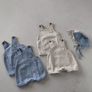 BHKV Store Trendy Sleeveless Denim Overalls for Infants and Young Children in Malaysia
