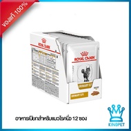EXP1/2026 Royal canin VET URINARY POU CAT 100G. (12ซอง) อาหารสำหรับแมวโรคนิ่ว แบบเปียก