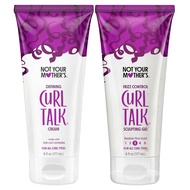 Not Your Mother's Curl Talk Frizz Control Sculpting Gel & Defining  (2-Pack) - 6 fl oz Each - Tames 