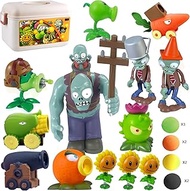 ZESTAR Plants vs Zombies Action Figures Set Toy Gift for Boys Girls Game Fan Party Birthday PVZ Plan