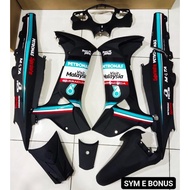 COVERSET HLD SYM E BONUS 110 / SYM BONUS N1 & SPORT BONUS PETRONAS (Siap Tampal)