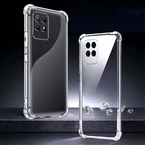8/8i/8 Pro Cover For Realme 8 Case 5G Realme 8i Shockproof Back Cover Transparent Silicone Case For 