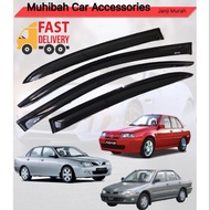 Proton Saga/ Iswara/ Wira/ Waja | 3 inches Airpress Injection Door Visor | New Replacement Part | Ca