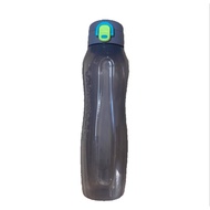 Tupperware Slim Eco Bottle with Easy Open Cover 1L / 1000ml Grey Black - 1pc