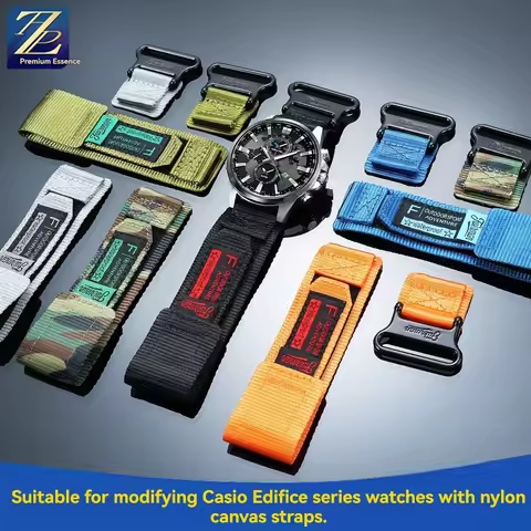 For Casio EDIFICE series EFR-303/304 EFV-540 EQB-501/ECB-900 MTP-1375/1374 modified sports nylon wat