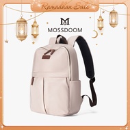 MOSSDOOM  Breton Backpack Women's Bag School Bags Zipper Water Proof  Beg Galas With Large Capacity
