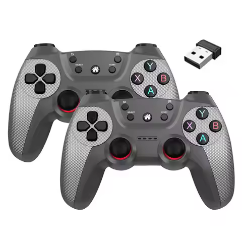 NEW Arrivals Wireless 2.4G Double Game Controller Video Game For Game Box Game Stick PC Smart TV Box