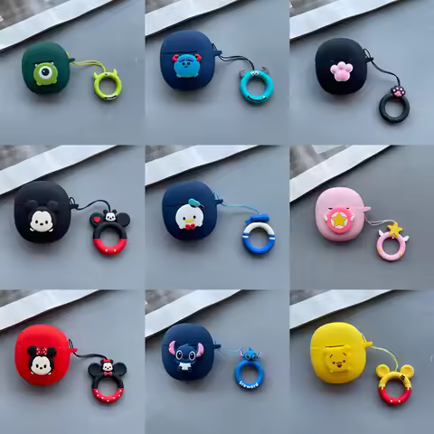 Cartoon Silicone Headphone Cover For Google Pixel Buds Pro Wireless Earbuds Case Earphone Protector 
