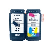 PG 47 CL 57 Refillable (CL-57 CL57S) PG47 CL57S Ink Cartridges for Canon E3370 E3470 E400 E410 E417 