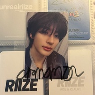 [BOOKED] PC ANTON RIIZE BOSS POB CHINA SHANGHAI 459R OFFICIAL PHOTOCARDMd