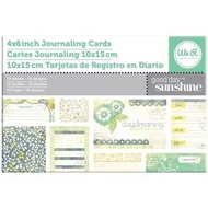 We Are Memory Keepers 4x6 Inch SUNSHINE -JOURNAL CARDS